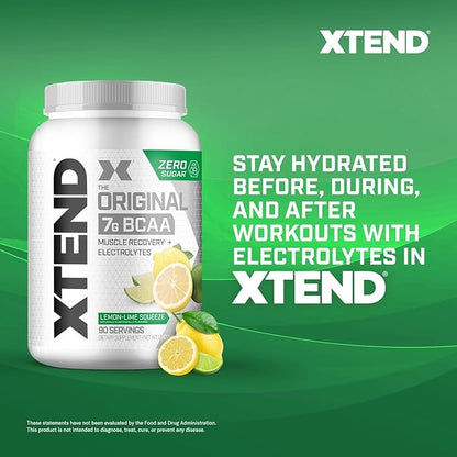 Xtend XTEND Original BCAA Powder 7g BCAA and 2.5g L-Glutamine, Sugar Free Post Workout Muscle