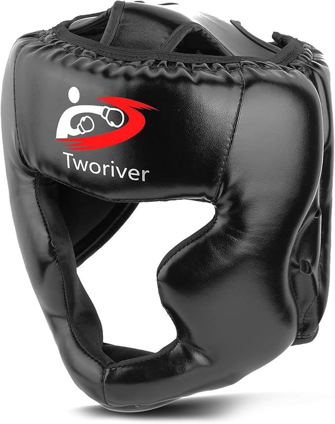 Boxing Headgear 1 or 2 Pack, One Size Fits All Ages MMA Headgear, Closed Type Boxing Helmet