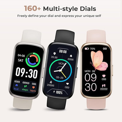 Fitness Tracker for Women Men, Smart Watch Band with 24/7 Heart Rate Blood Oxygen Sleep Monitor