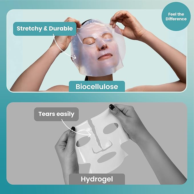 Body Restore Natural Collagen Face Mask 5 Pack ??Korean Skin Care Mask with Fermented Coconut