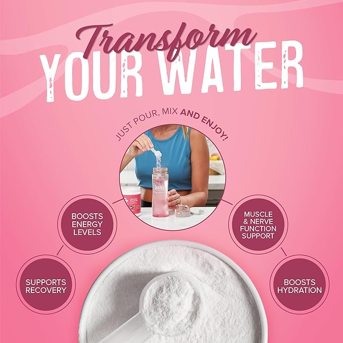 JUNP Electrolytes Powder No Sugar No Carbs – Vine Ripened Grape Infused Drink Mix - Potassium &