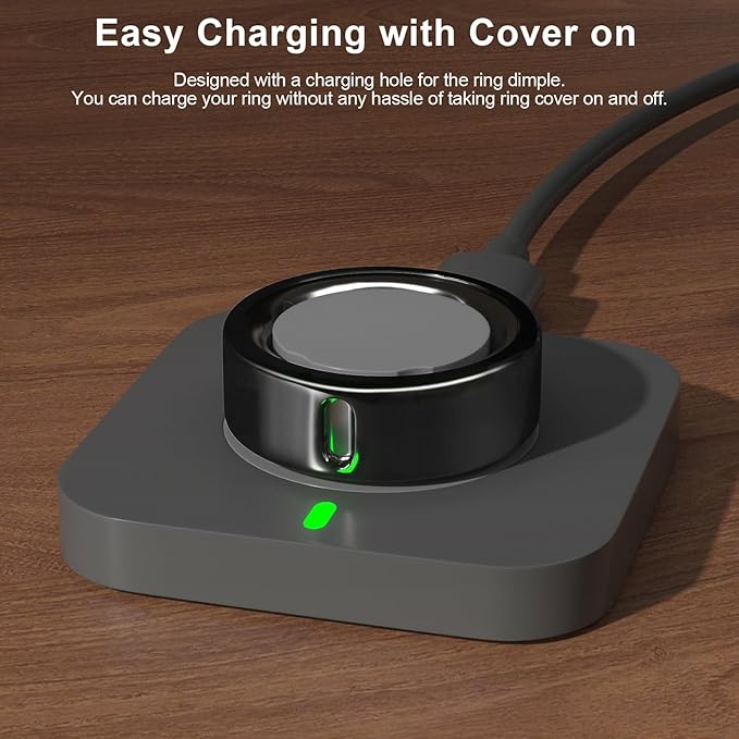 5 Pack Cover Compatible with Oura Ring Gen 4/Oura Ring Gen 3 Horizon/Heritage, Surport Charging