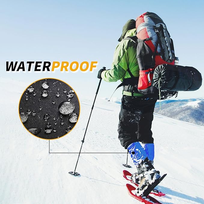 Leg Gaiters 100% Waterproof Adjustable Shoe Snow Boot Guard Gators for Hiking Shoe Cover Hunting