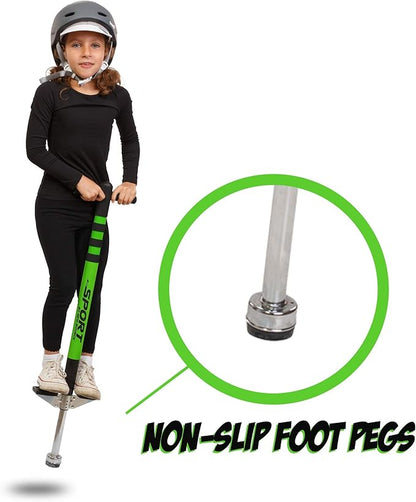 New Bounce Pogo Stick for Kids - Pogo Sticks, 40 to 80 Lbs - Sport Edition, Quality, Easy Grip