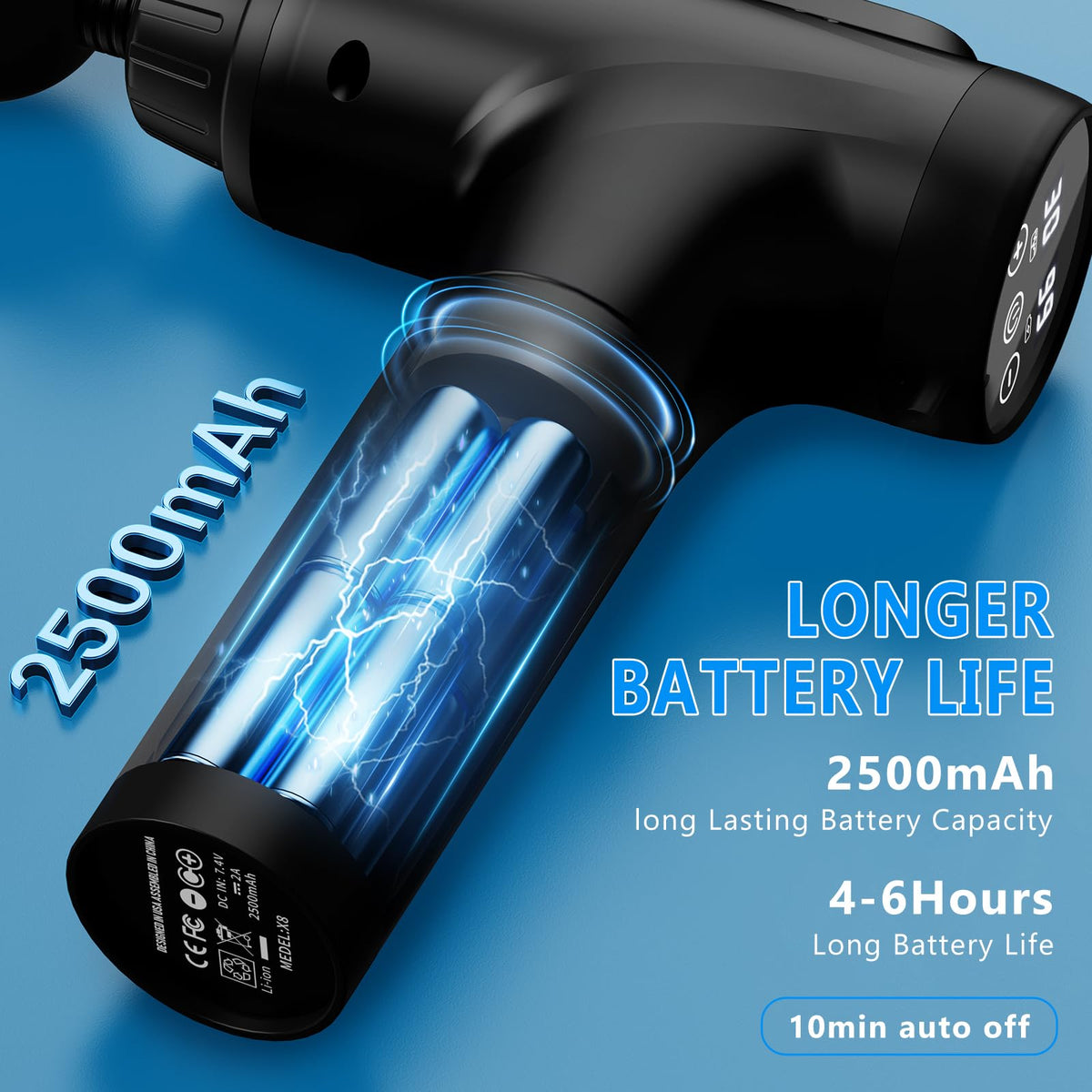 APHERMA Massage Gun, Muscle Massage Gun for Athletes Handheld Electric Deep Tissue Back Massager