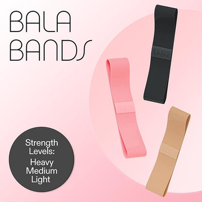 Bala Booty Bands Resistance Bands for Women & Men - Elastic Exercise Bands for Working Out - Wrist
