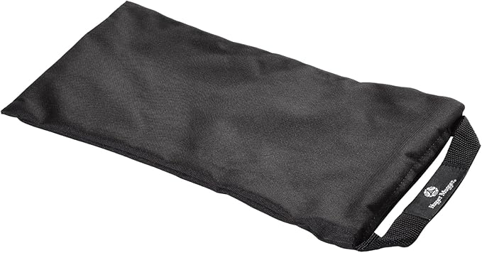 Hugger Mugger Unfilled 10lb Yoga Sandbag - Adds Weight to Your Poses, Zipper Cover, Sturdy Handle