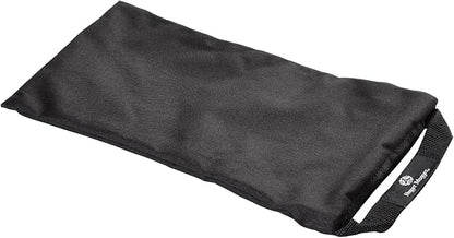 Hugger Mugger Unfilled 10lb Yoga Sandbag - Adds Weight to Your Poses, Zipper Cover, Sturdy Handle