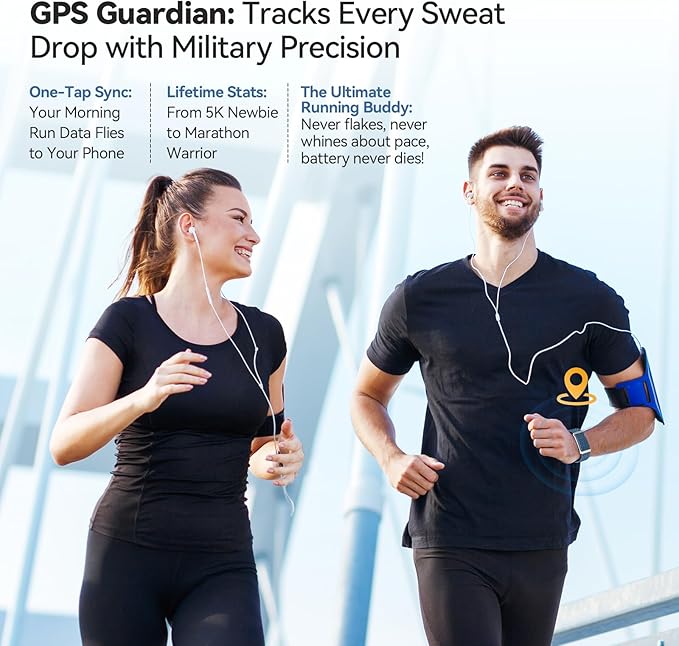 Smart Bracelet with Blood Oxygen/Blood Pressure Monitor, 60-Day Battery Health Fitness Tracker with