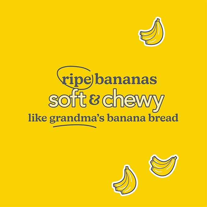 Love + Chew Soft Baked Protein Cookies, Gluten Free | (18) Count Banana Bread Minis | Vegan, Paleo
