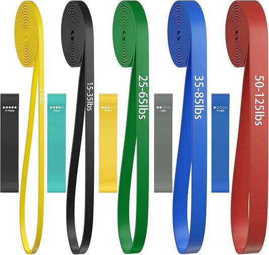 Pull Up Bands, Resistance Bands, Pull Up Assistance Bands Set for Men & Women, Exercise Workout