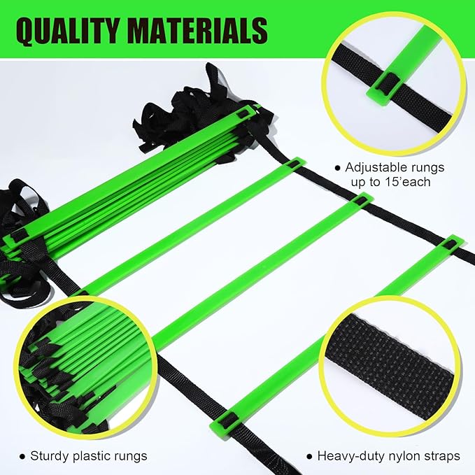 Teenitor Agility Ladder Speed Ladder Training Ladder for Soccer, Speed, Football Fitness Feet