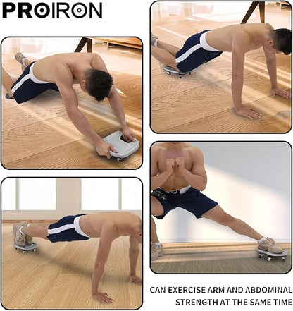 PROIRON Ab Roller with Knee Pads for Abs Workout, Multifunctional Ab Roller Wheel for Abs Workout