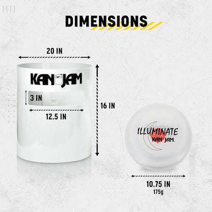 Kan Jam Disc Toss Game - American Made Outdoor Game for The Backyard, Beach, Park, Tailgates