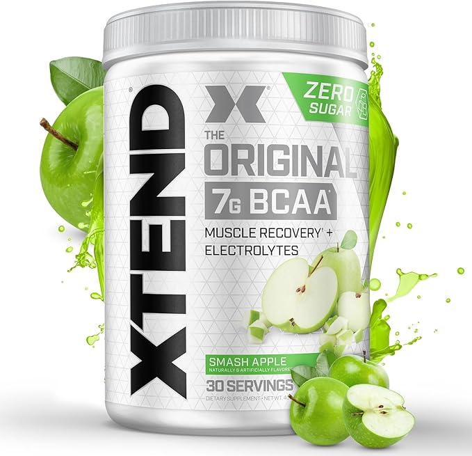 Original BCAA Powder 7g BCAA and 2.5g L-Glutamine, Sugar Free Post Workout Muscle Recovery Drink