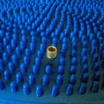 AppleRound Inflated Wobble Cushion with Hand Pump, Air Stability Board (Extra Thick), Core Balance