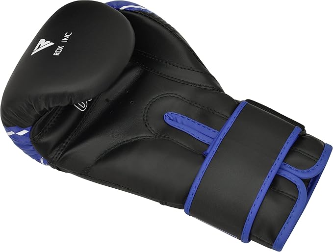 RDX Kids Boxing Gloves, 6oz 4oz Junior Training Mitts, Maya Hide Leather Ventilated Palm, Muay Thai