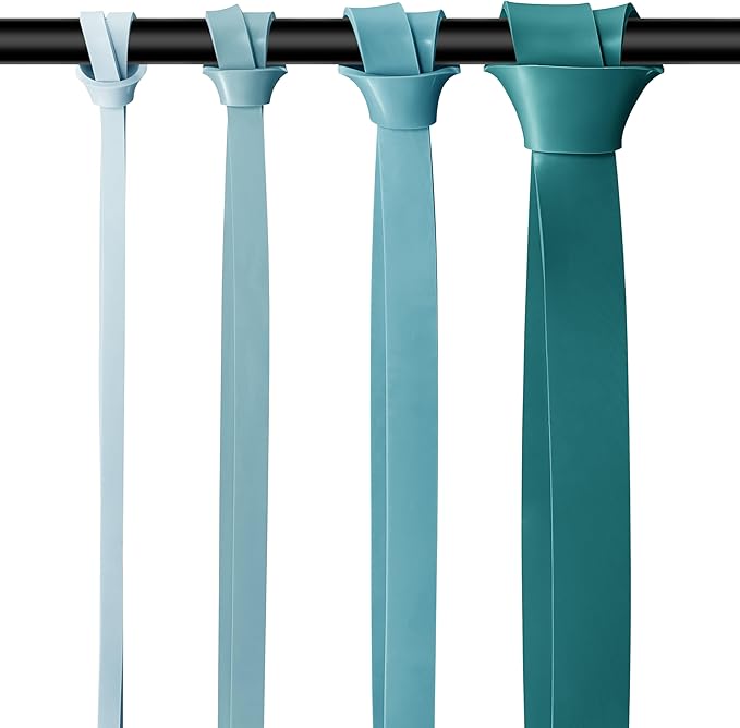 Retrospec Lift Resistance Pull Up Assistance Band Set for Working Out, Home Fitness, Toning