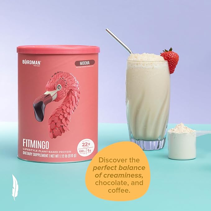 Fitmingo Vegan Protein Powder with Inositol, Collagen Boosters, Hyaluronic Acid and Vitamins | Low
