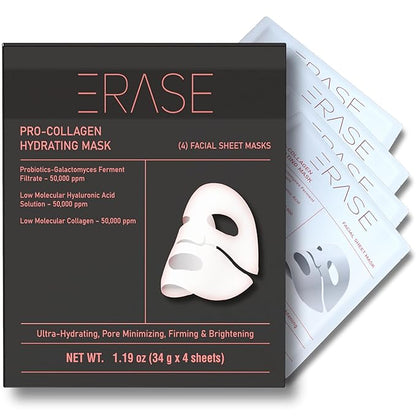 Pro-Collagen Hydrating Collagen Face Mask for Women & Men | Face Masks Skincare | Mascarillas