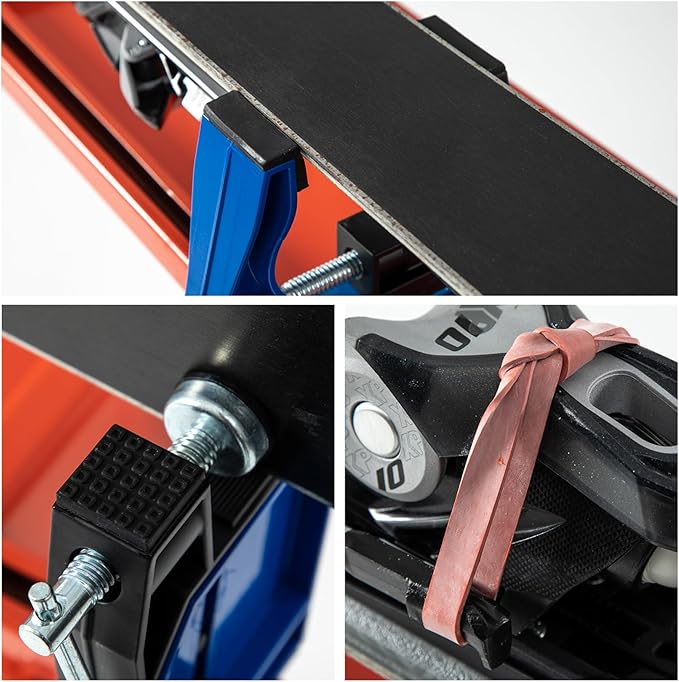 XCMAN Alpine Ski Vise PRO For Ski Tuning and Waxing Adjustable Angle and Height Durable and Stable