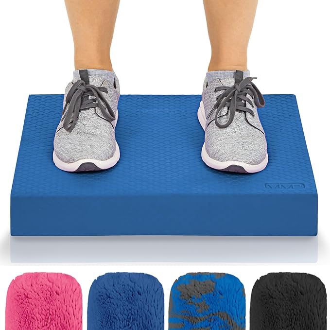 Vive Balance Pad - Foam Large Yoga Mat Trainer for Physical Therapy, Stability Workout, Knee and