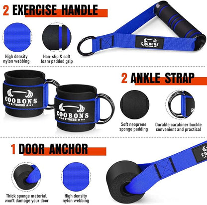 Heavy Resistance Bands for Working Out, 300LBS Exercise Bands with Handles, Workout Bands for Men