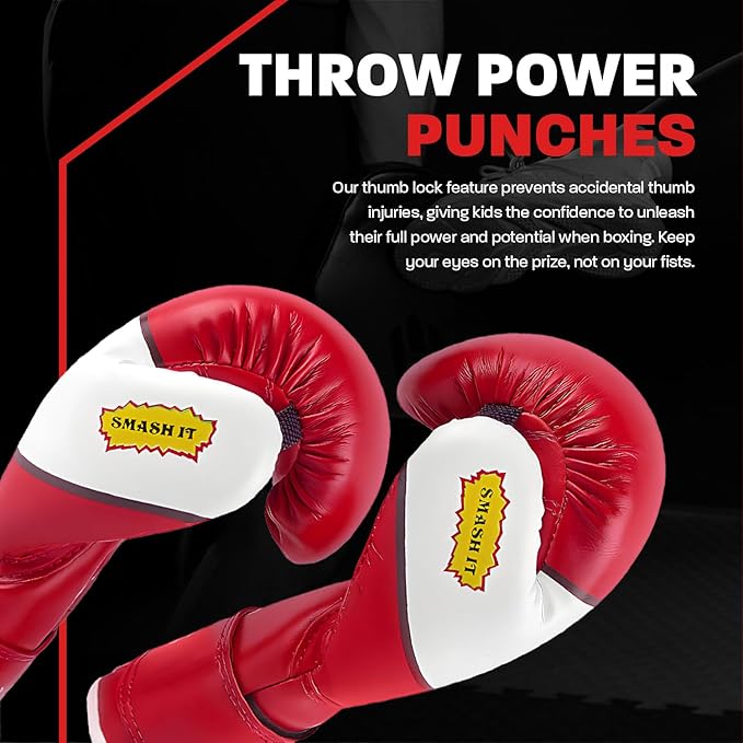 Kids Boxing Gloves for Kids Children Youth Punching Bag Kickboxing Muay Thai Mitts MMA Training
