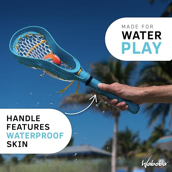 Waboba Mini Water Lacrosse Set Fun for Beach Games & Pool Games - Comes with a Original Water