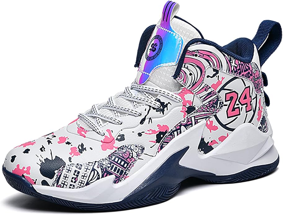Boys Basketball Shoes Breathable Indoor Athletic Shoes Youth Outdoor Fashion Sneakers Comfortable