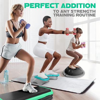 Yes4All Neoprene Coated Dumbbell Hand Weight Sets of 2 - Multiple Weight Options with 15 Colors