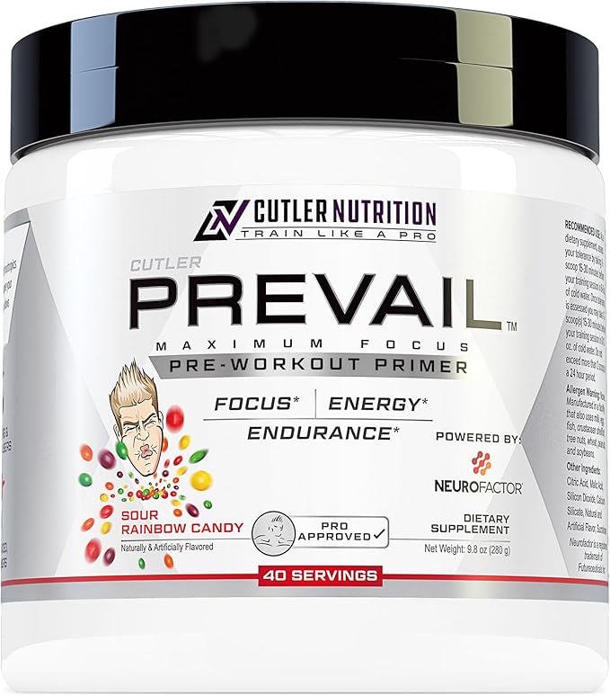 Prevail Pre Workout Powder with Nootropics: Pre-Workout Drink for Men and Women, Cutting Edge