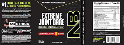 NutraBio Extreme Joint Care - Joint Support Supplement for Joint Relief, Pain-Free Movement - Joint