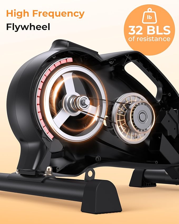 YOSUDA Under Desk Bike Pedal Exerciser - Magnetic Mini Exercise Bike for Arm/Leg Exercise, Desk