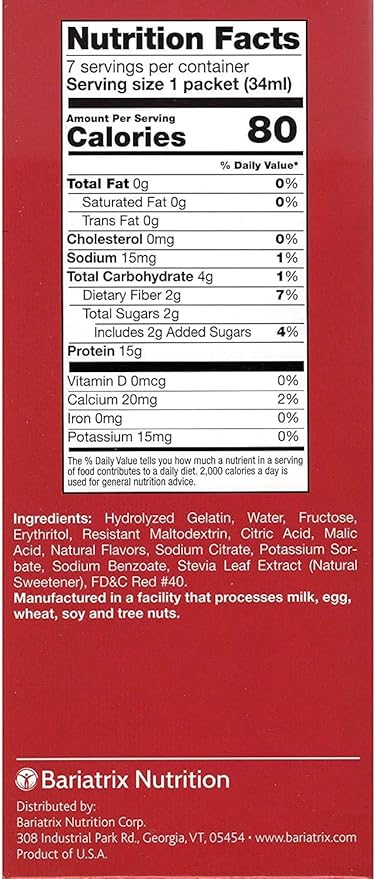 PROTIFIT - High Protein Liquid Fruit Drink Concentrate Mix, 15g Protein, Fat Free, Low Carb, Low