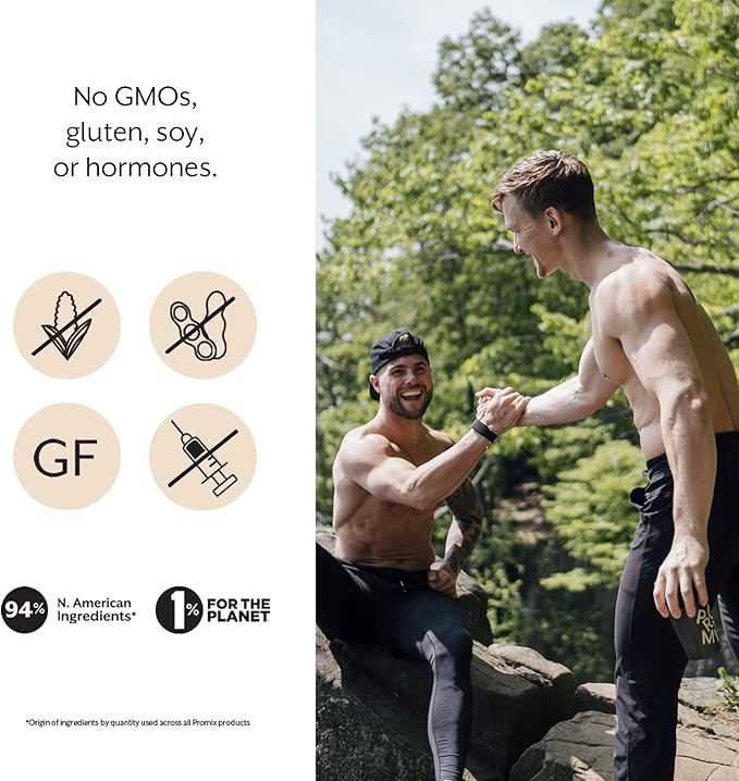 ProMix Nutrition Whey Protein Isolate Powder, Unflavored - Grass-Fed & 100% All Natural - ­Post