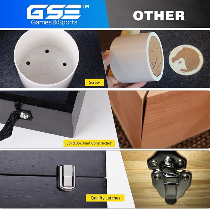 GSE Games & Sports Expert Premium Wood Washer Toss Game Set with 8 Washers with Bottle Opener for