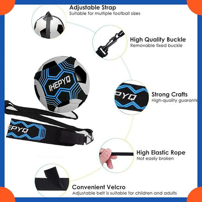 Soccer Agility Training Equipment Set, 12 Rung 20Ft Agility Ladder, 12 Disc Cones, 4 Steel Stakes