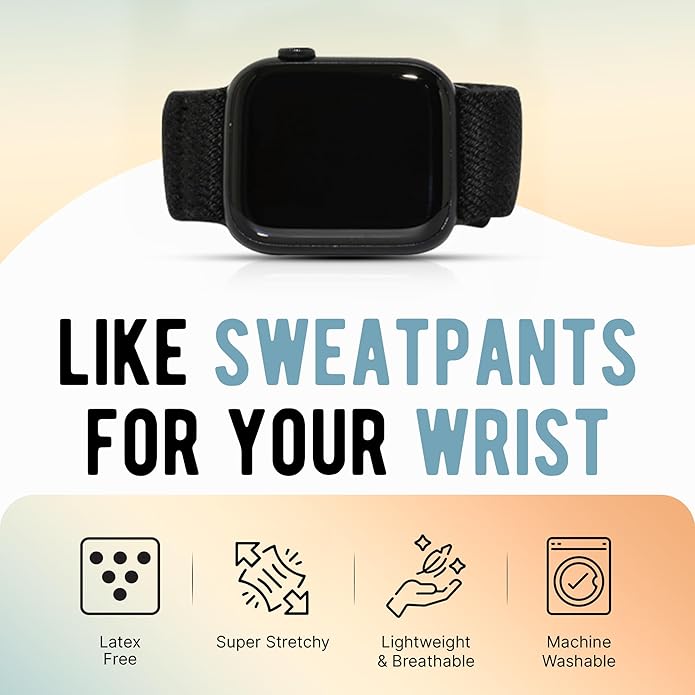 Braxley Bands - Organic Cotton Watch Bands For Women and Men, Compatible With All Apple Watch Sizes