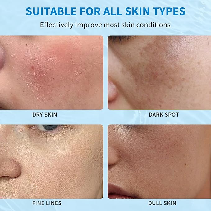 12 Pack Sheet Face Masks Skincare, Collagen Face Mask Hyaluronic Acid Hydrating Face Sheet Masks