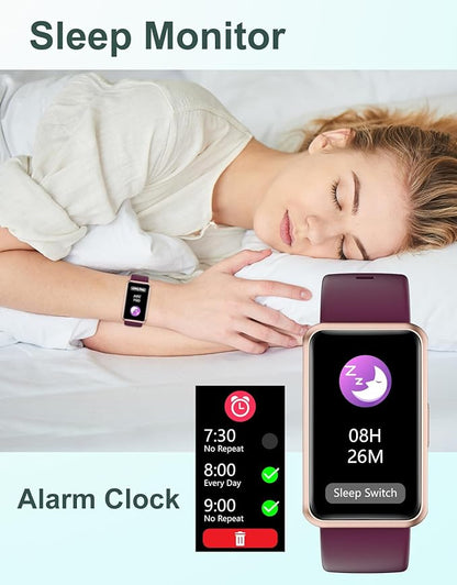 HUAKUA Fitness Tracker No Bluetooth No APP No Phone Needed, Fitness Watch for Men Women Parents