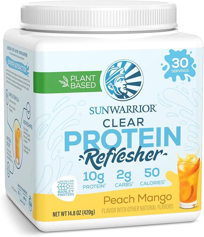 Sunwarrior Clear Protein Powder Plant-Based Water Mix, Vegan and Refreshing Protein and Hydration