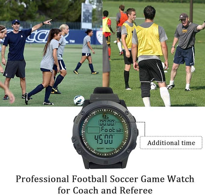 FCXJTU Digital Sports Stopwatch Timer 10/100 Lap Split Memory Stopwatch Calendar Alarm, Pace Mode
