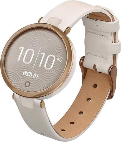 kwmobile Real Leather Watch Strap Compatible with Garmin Lily Sport - Fitness Tracker Replacement
