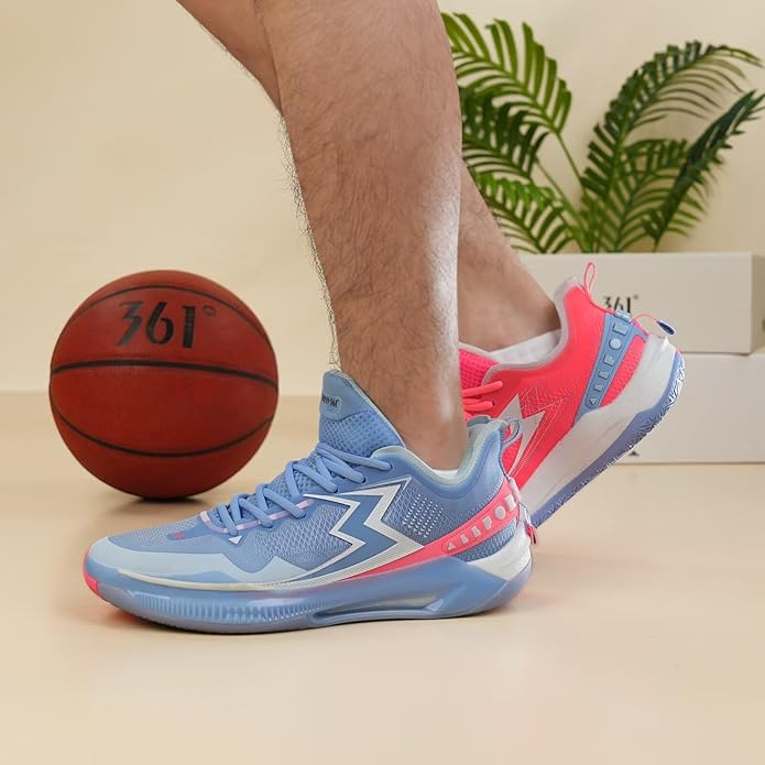361° Big3 5.0 Quick PRO Basketball Shoes for Men Breathable Outdoor Sneakers Cushioning,Anti Slip
