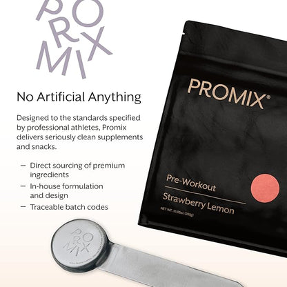 Promix Pre-Workout Powder, Strawberry Lemon ??Boosts Focus, Energy & Endurance ??With Caffeine
