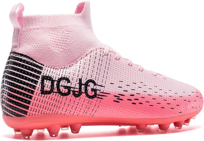 Youth Soccer Cleats Mens Training Football Cleats Lightweight Womens High-top Soccer Shoes AG