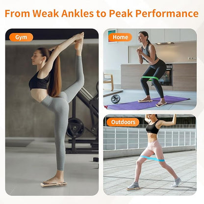 Ankle Balance Board Foot Strengthener - Single Leg Balance Board Foot Exerciser for Sprained