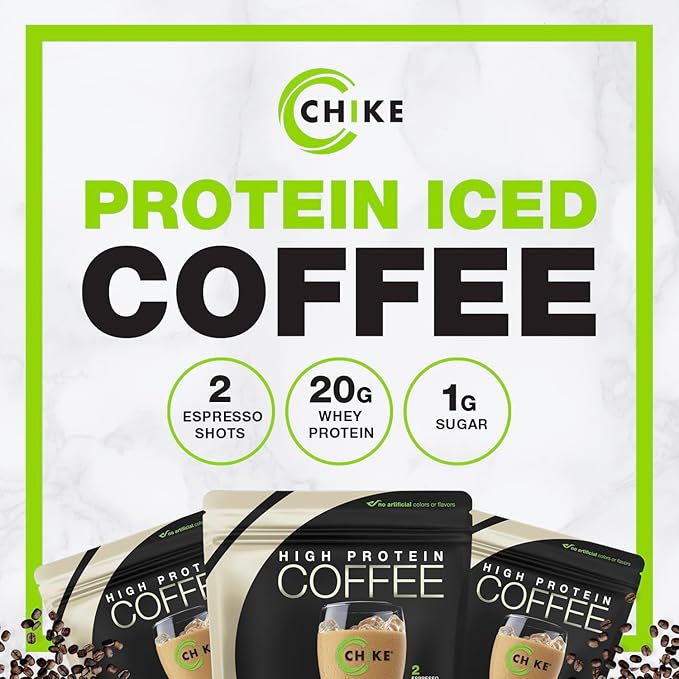 Chike Vanilla High Protein Iced Coffee, 20 G Protein, 2 Shots Espresso, 1 G Sugar, Keto Friendly