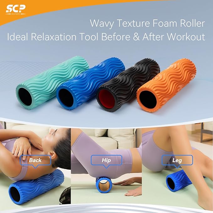 Foam Roller Medium Density Back Roller for Deep Tissue Muscle Massage of The Back and Leg Muscles